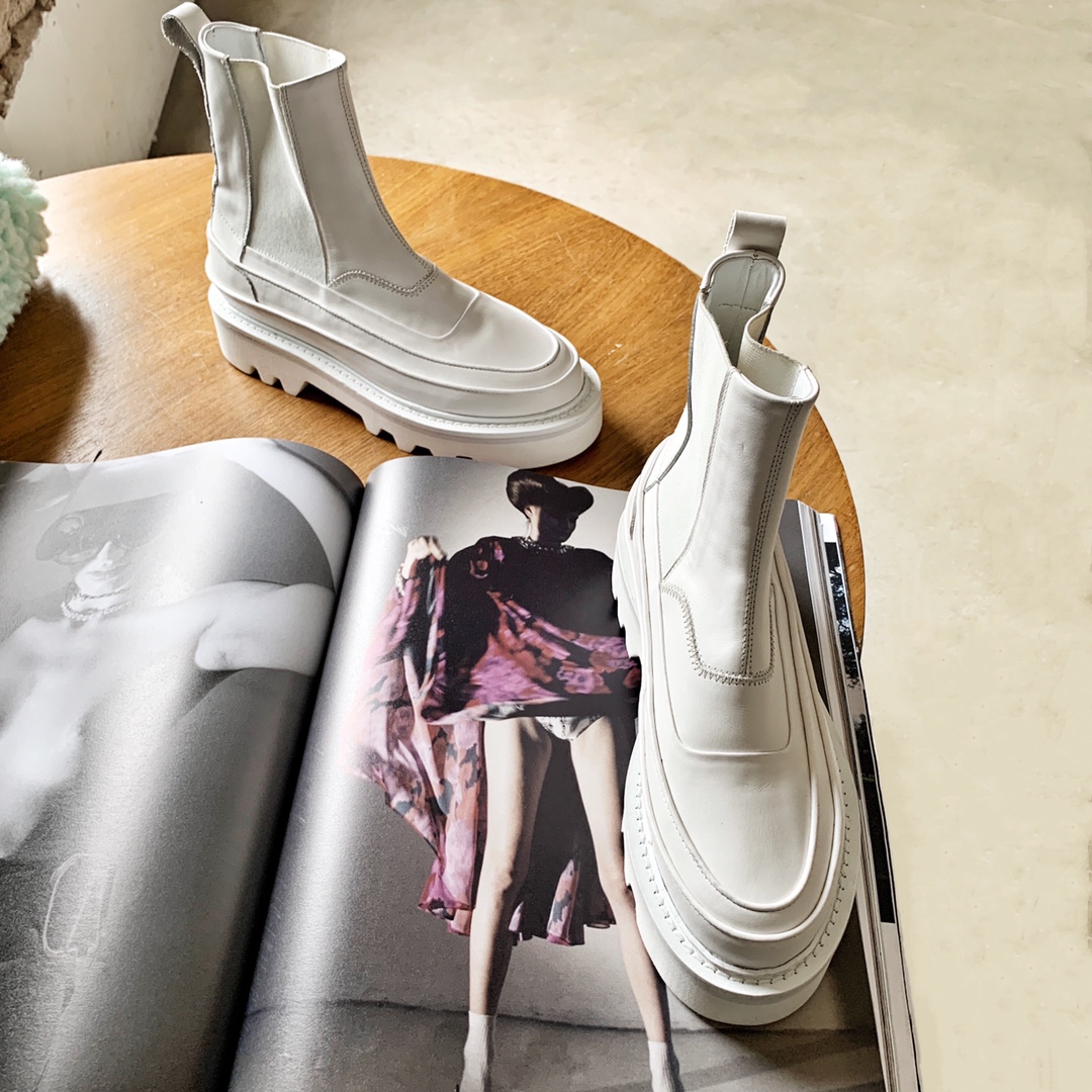 ROMBAUT thick-soled boots Original cowhide upper Original private molded outsole Sheepskin lining