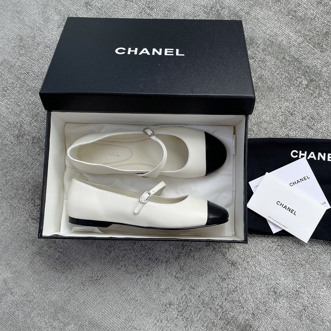 CHANEL single strap Mary Jane uppers imported mixed sheepskin grain sheepskin leather leather outsole