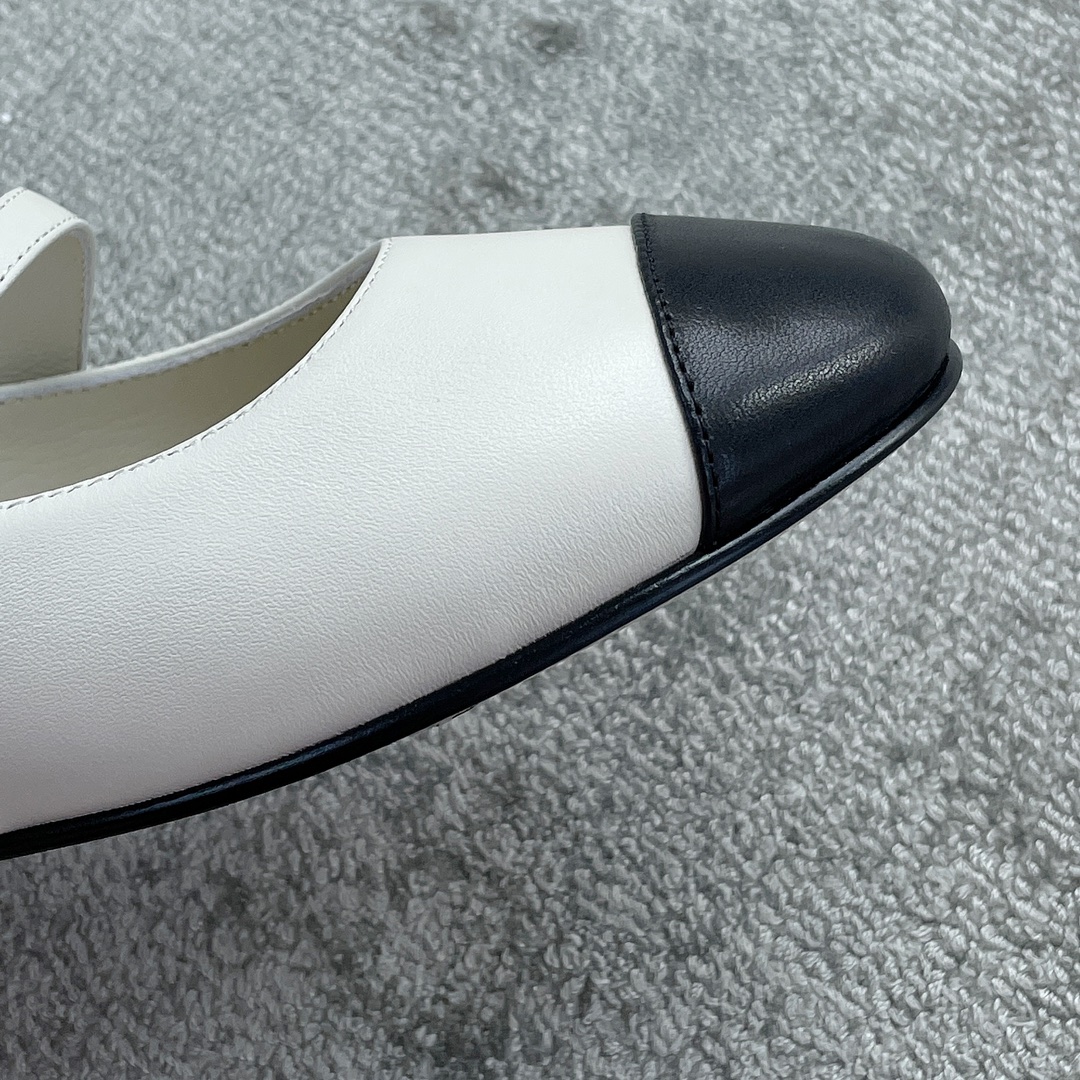 CHANEL single strap Mary Jane uppers imported mixed sheepskin grain sheepskin leather leather outsole