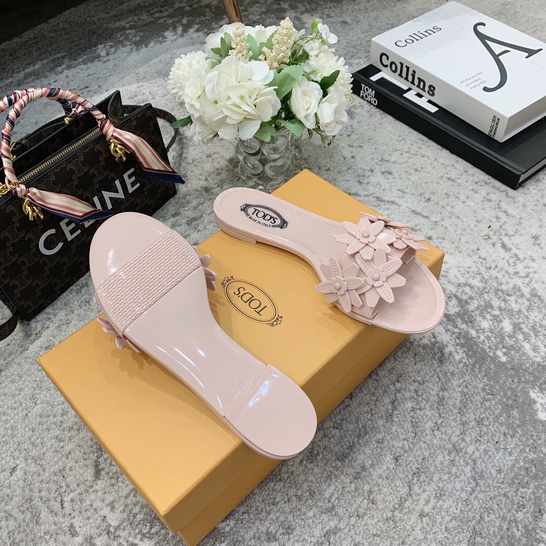 TOD'S 𝙏𝙊𝘿𝙎 2021 summer classic explosive new fabric counter PVC material summer to the beach vacation the best choice