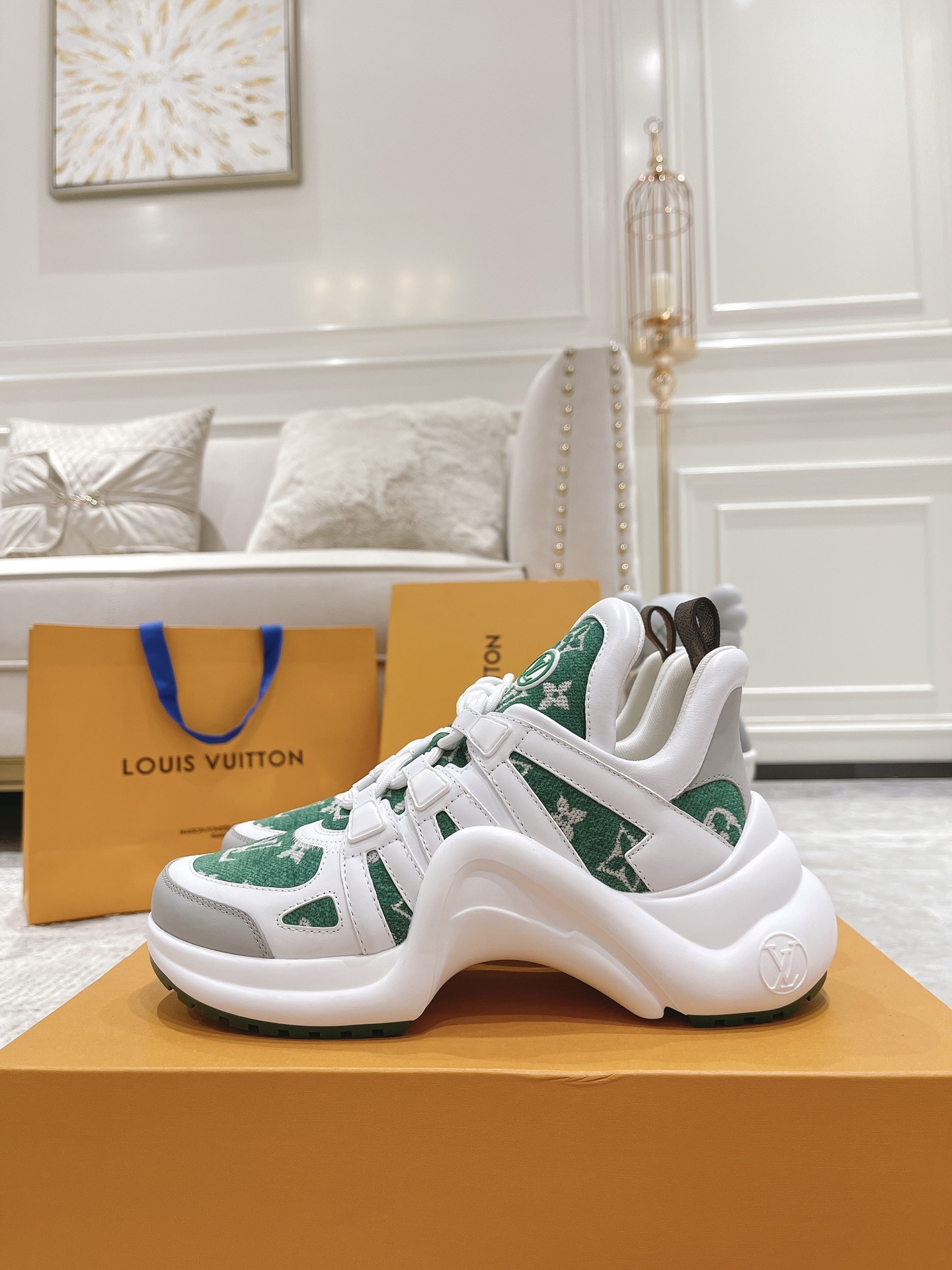 Louis Vuitton Archlight Donkey Brand Louis Vuitton Casual Sports Dad Shoes