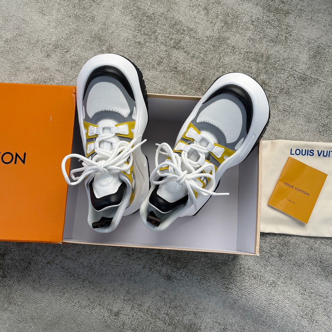 Louis Vuitton trainer platform shoes