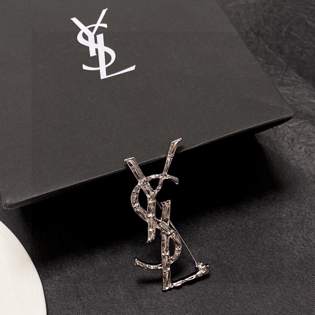 Saint Laurent YSL brooch