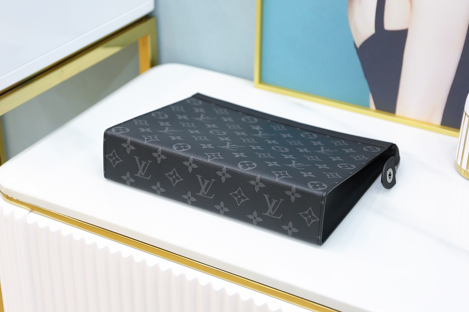 Louis Vuitton 𝙋𝙊𝘾𝙃𝙀𝙏𝙏𝙀 𝙑𝙊𝙔𝘼𝙂𝙀 French 🇫🇷 original leather M61692