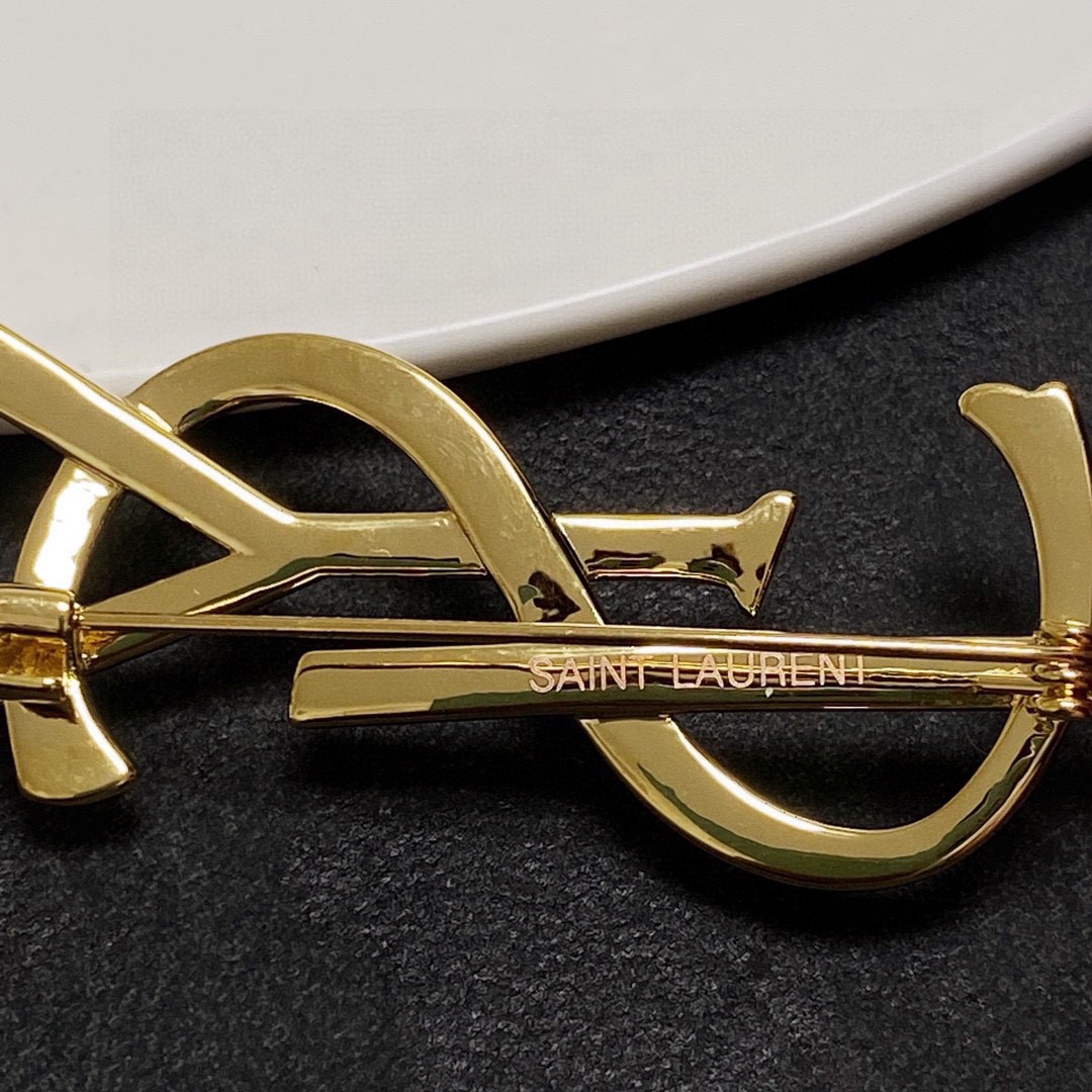 Saint Laurent YSL brooch