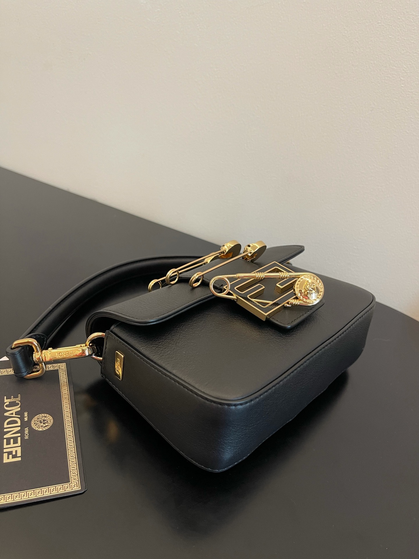 FENDI F andace series small baguette