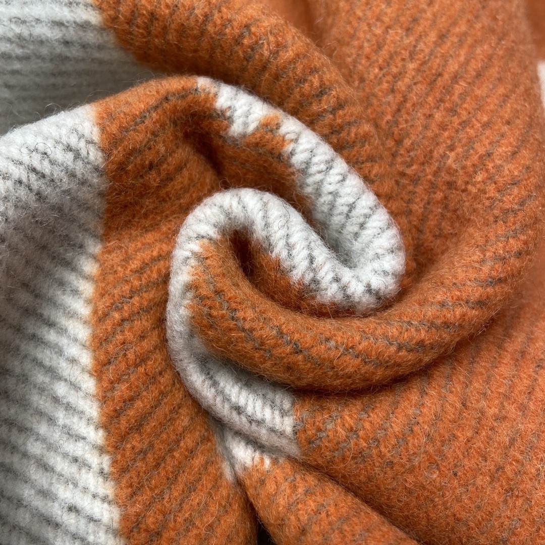 𝐇𝐞𝐫𝐦𝐞𝐬 • 𝟐𝟑𝐍𝐞𝐰【Orange】(%90 Merino Wool+10% Cashmere)