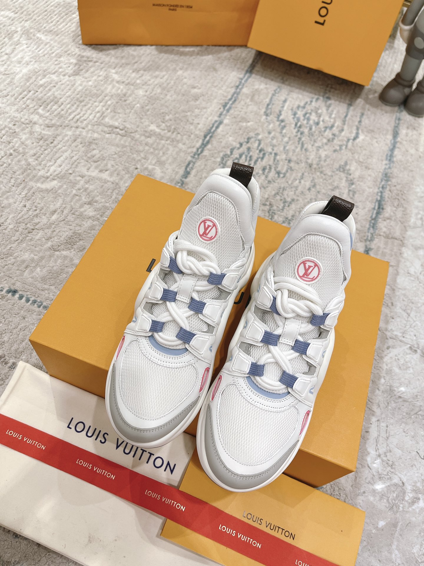 Louis Vuitton Archlight Donkey Brand Louis Vuitton Casual Sports Dad Shoes