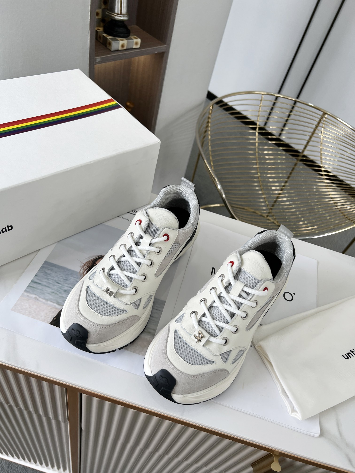 Untitlab 𝟐𝟎𝟐𝟐/𝐒𝐒 𝐧𝐞𝐰  Early spring capsule series of high-heeled sports sneakers sneakers can also be very fashionable