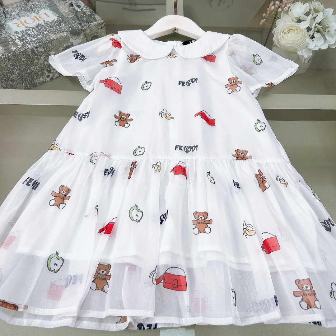 Fendi 2024 new girls skirt suit