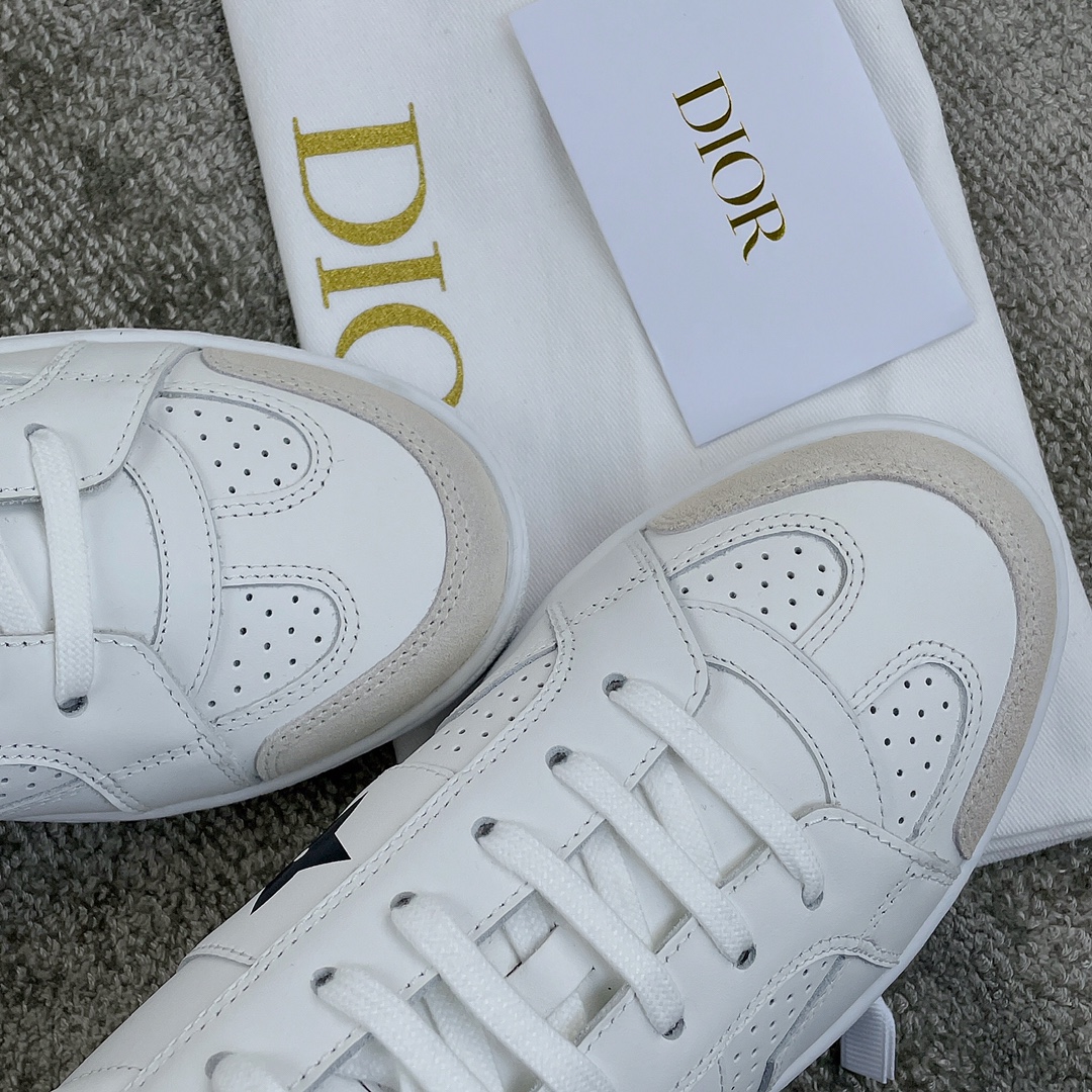 DIOR Star Women's Sneakers Calfskin White