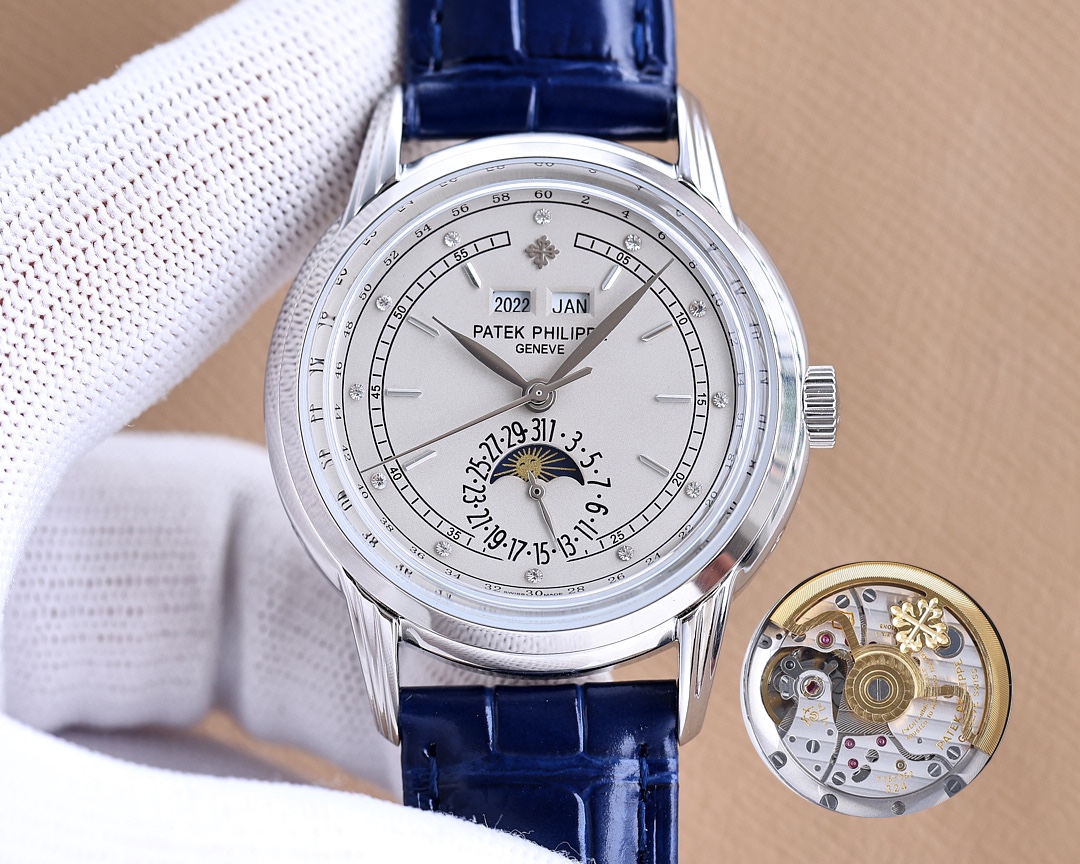 Patek Philippe One-piece stamped double-layer stainless steel case