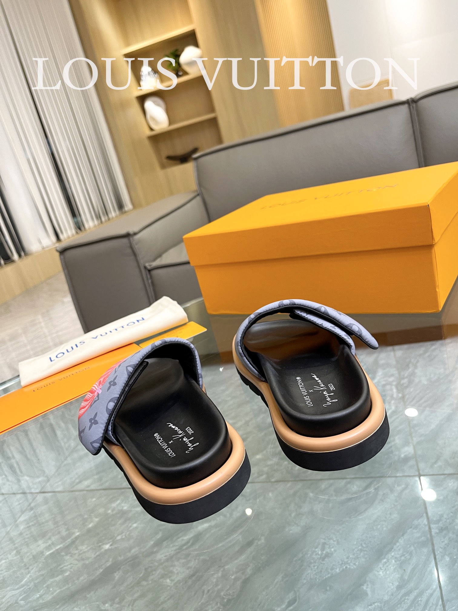 Louis Vuitton 2023 lovers mandarin duck shoes