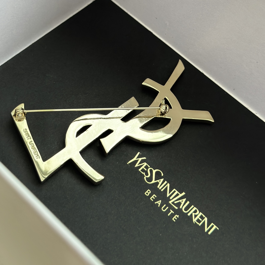 Saint Laurent YSL brooch