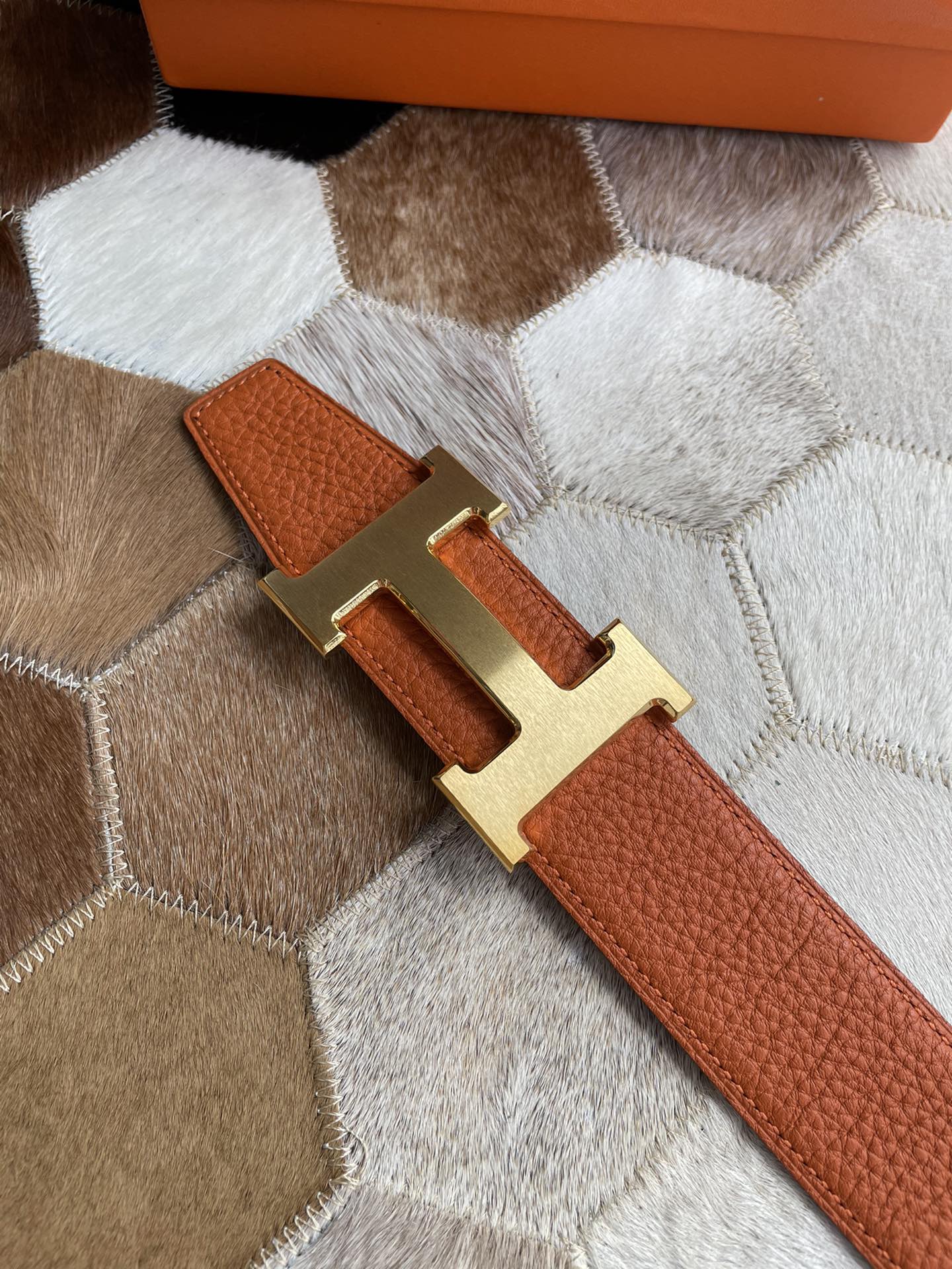 Hermes Men's Reversible Leather Belt
