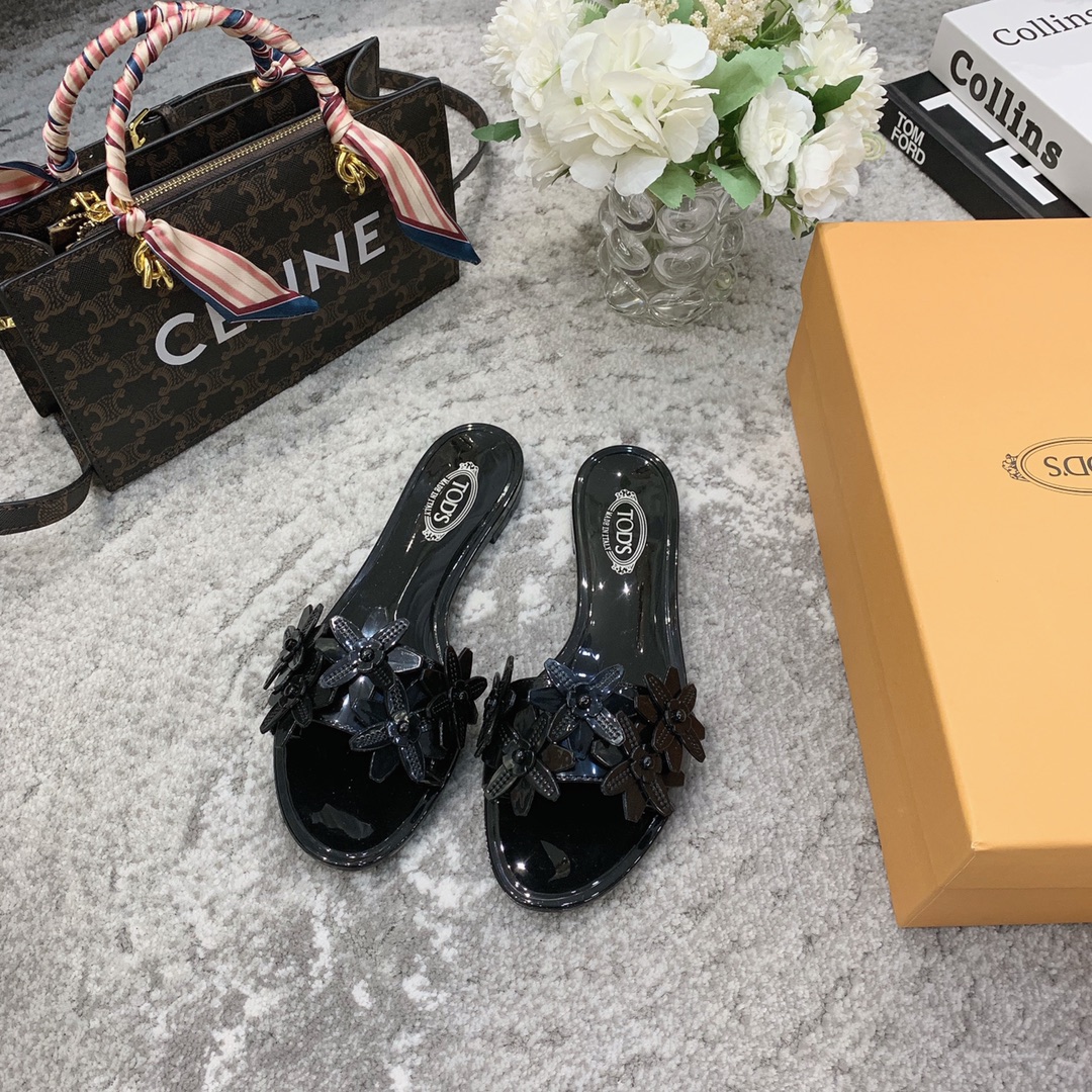 TOD'S 𝙏𝙊𝘿𝙎 2021 summer classic explosive new fabric counter PVC material summer to the beach vacation the best choice