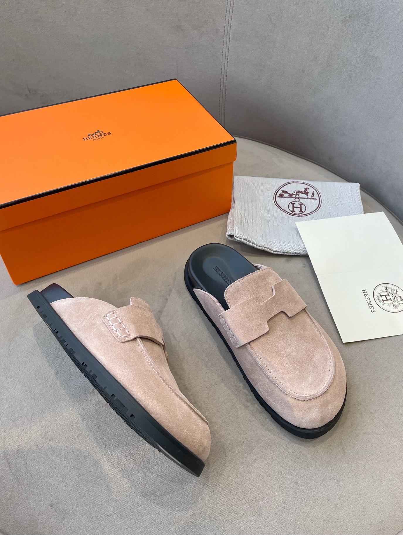 Hermes Birkenstock Mules