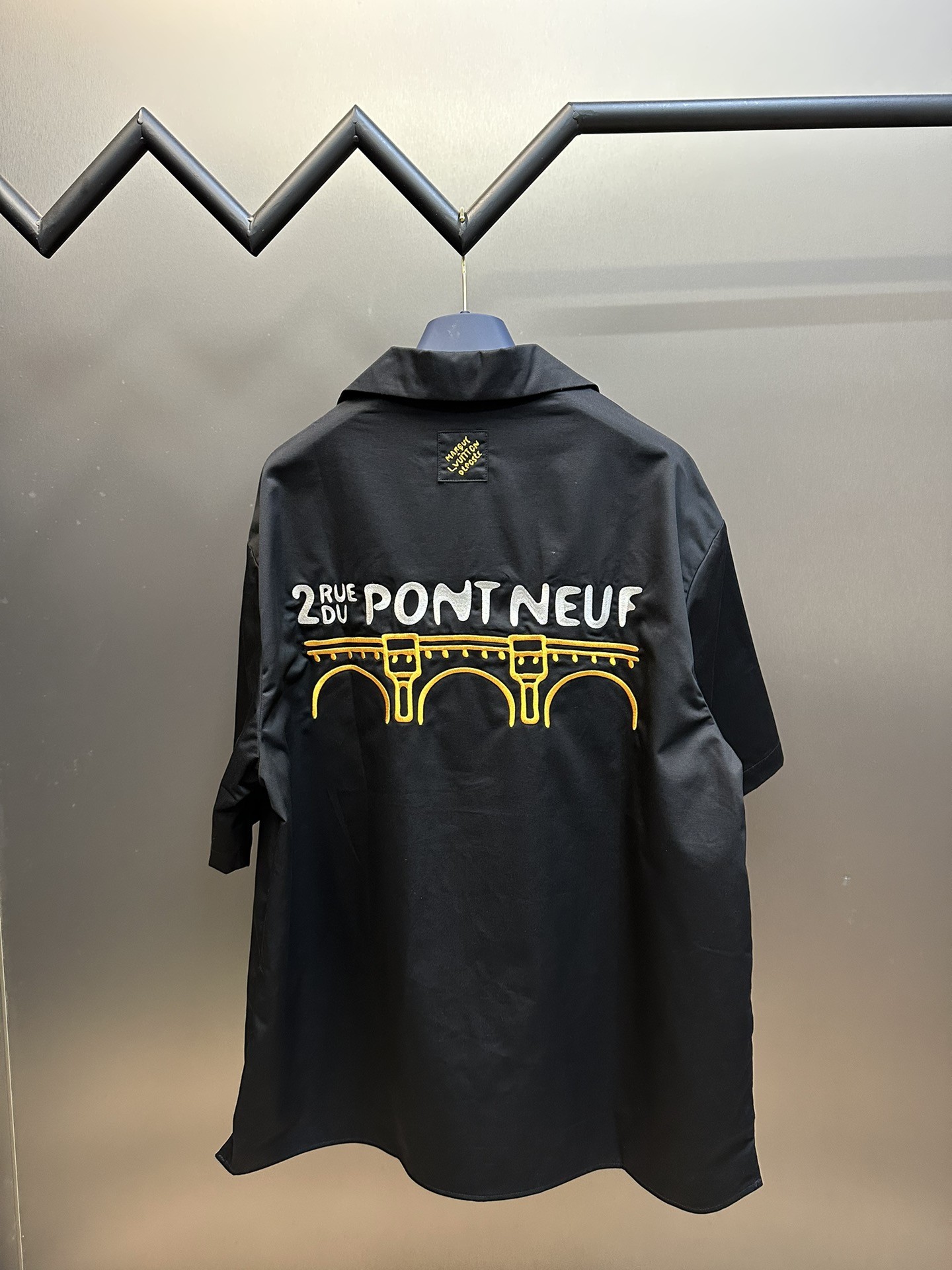 Louis Vuitton Iron Tower embroidered monogrammed shirt