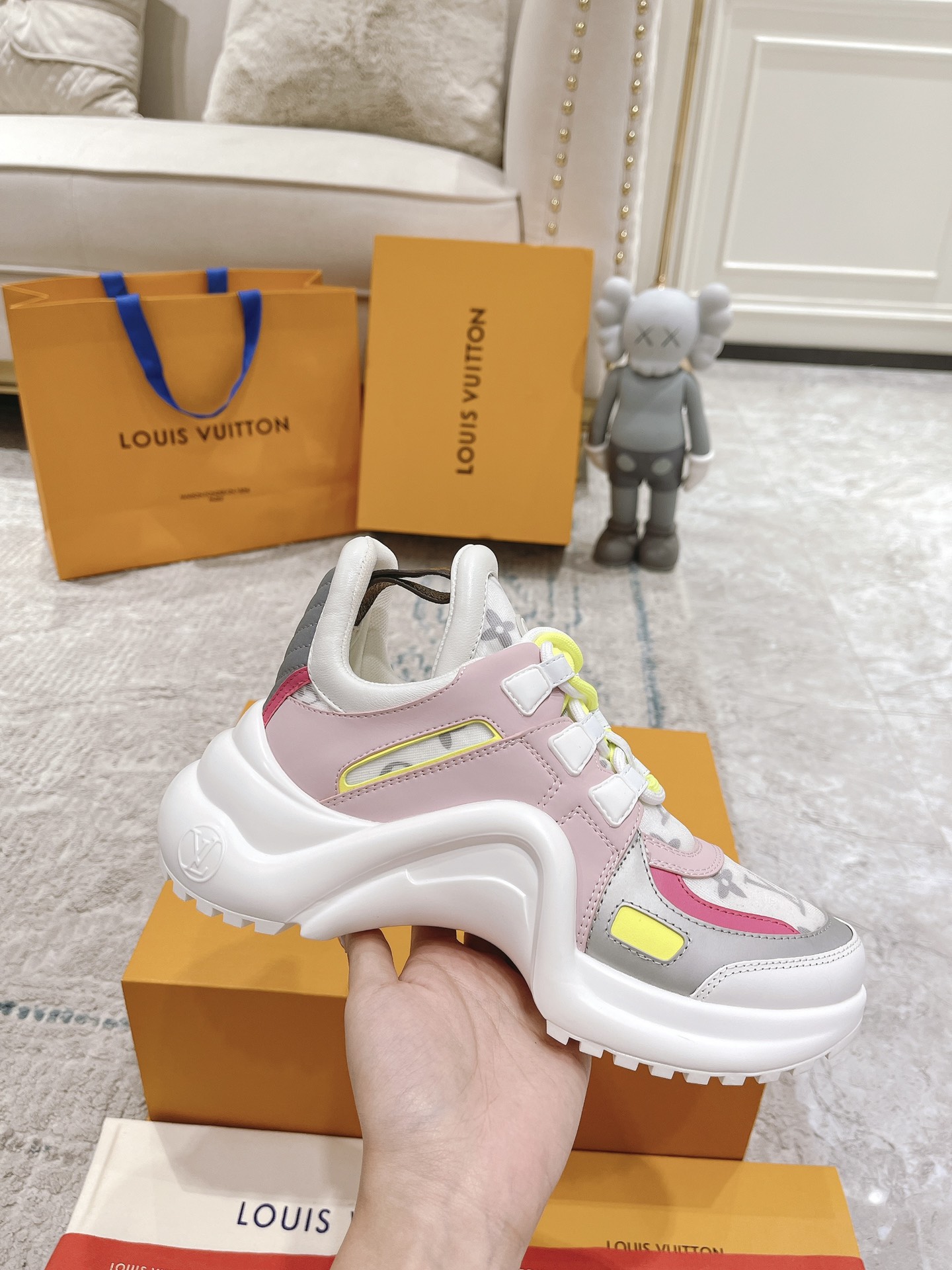 Louis Vuitton Archlight Donkey Brand Louis Vuitton Casual Sports Dad Shoes