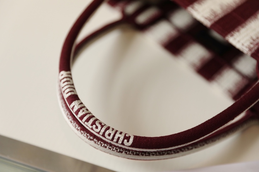 DIOR TOTE striped shopping bag