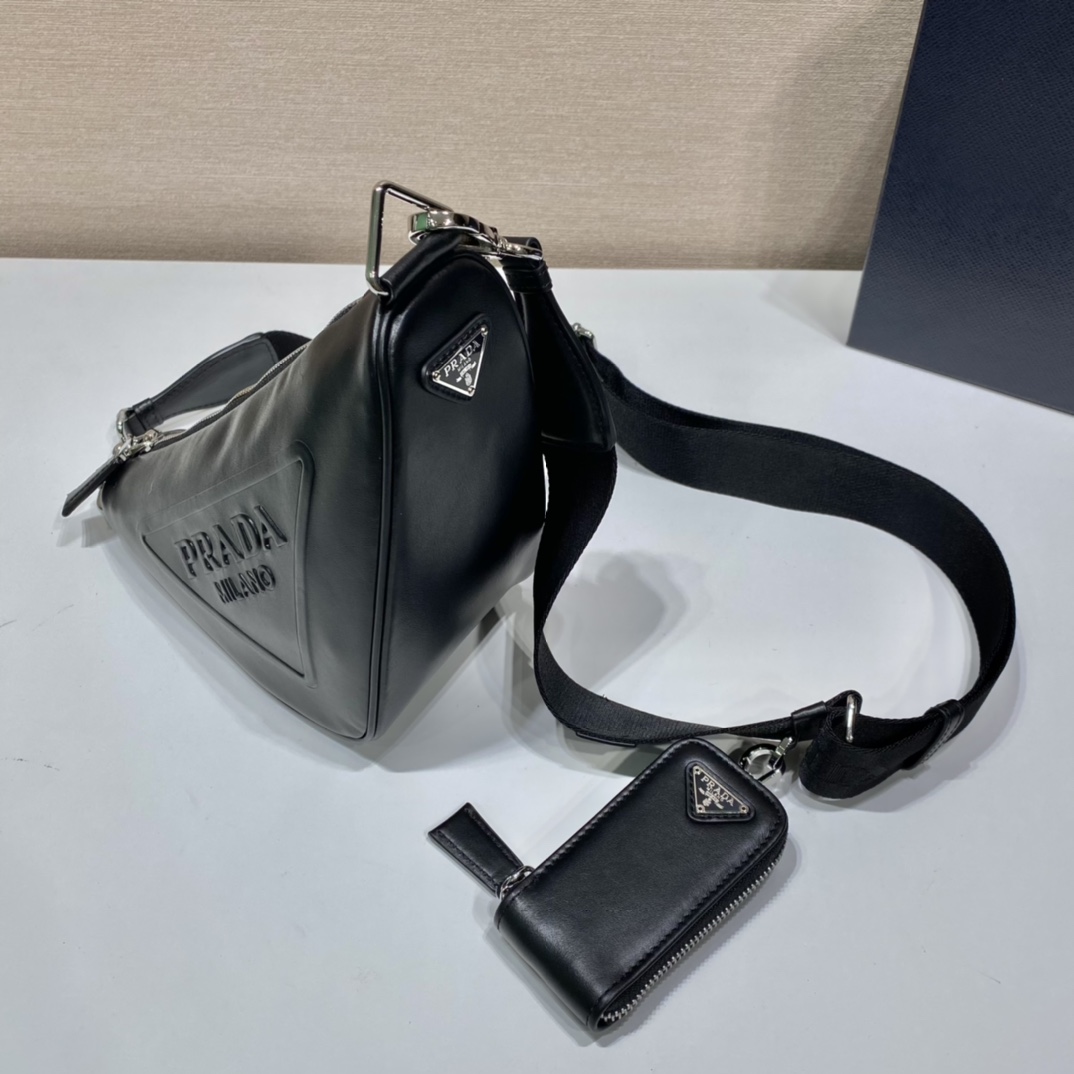 𝐏𝐑𝐀𝐃𝐀 Triangle Crossbody Bag 1BH190
