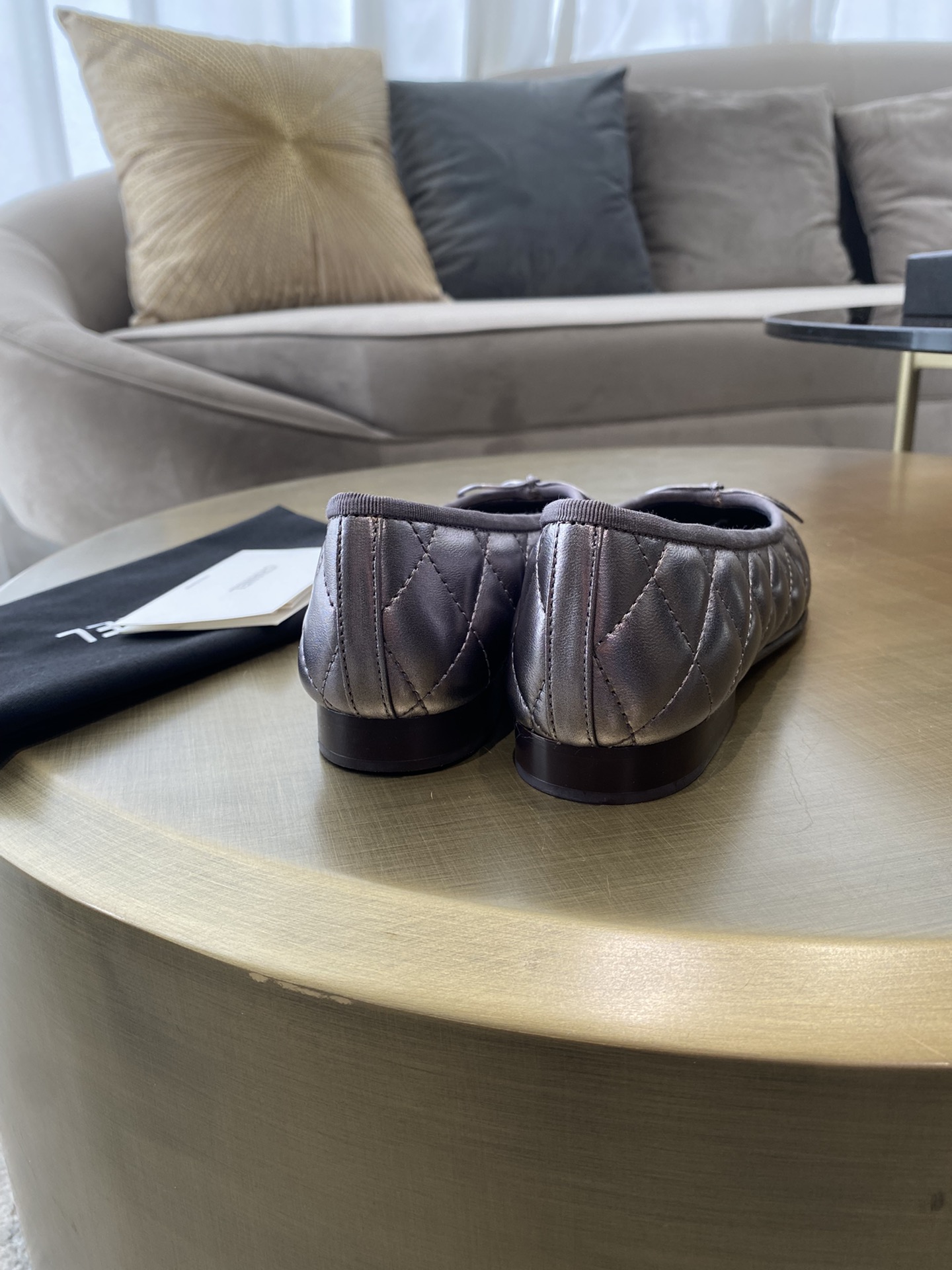 CHANEL ballet shoes Imported custom leather Italy imported leather outsole