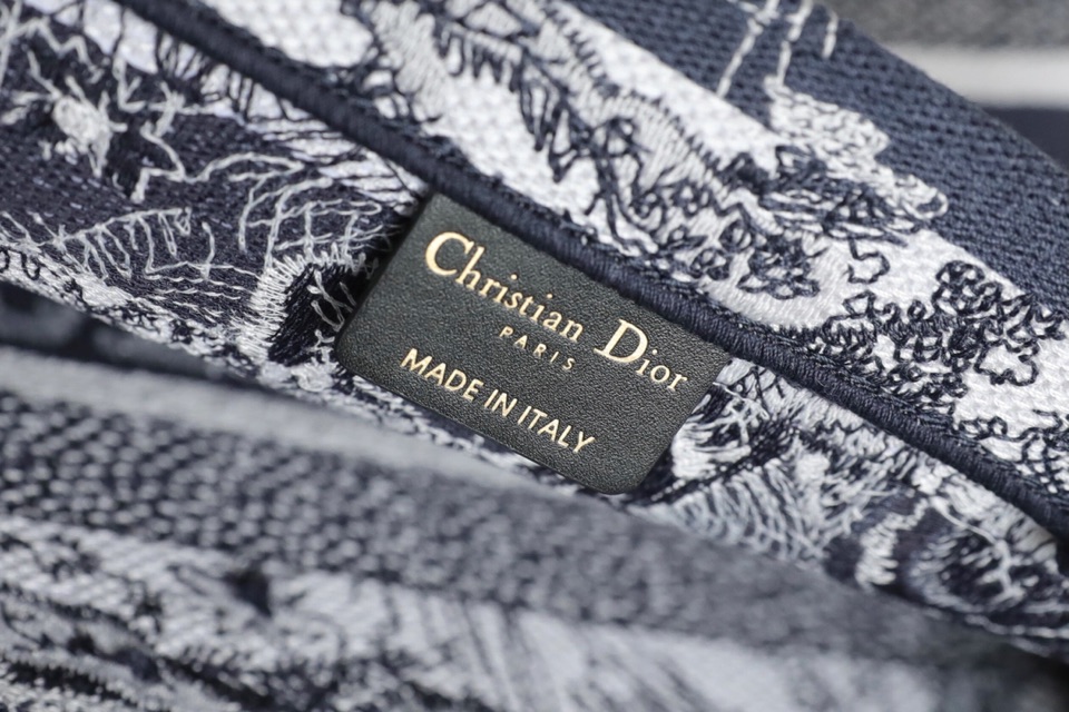 DIOR TOTE blue striped tiger