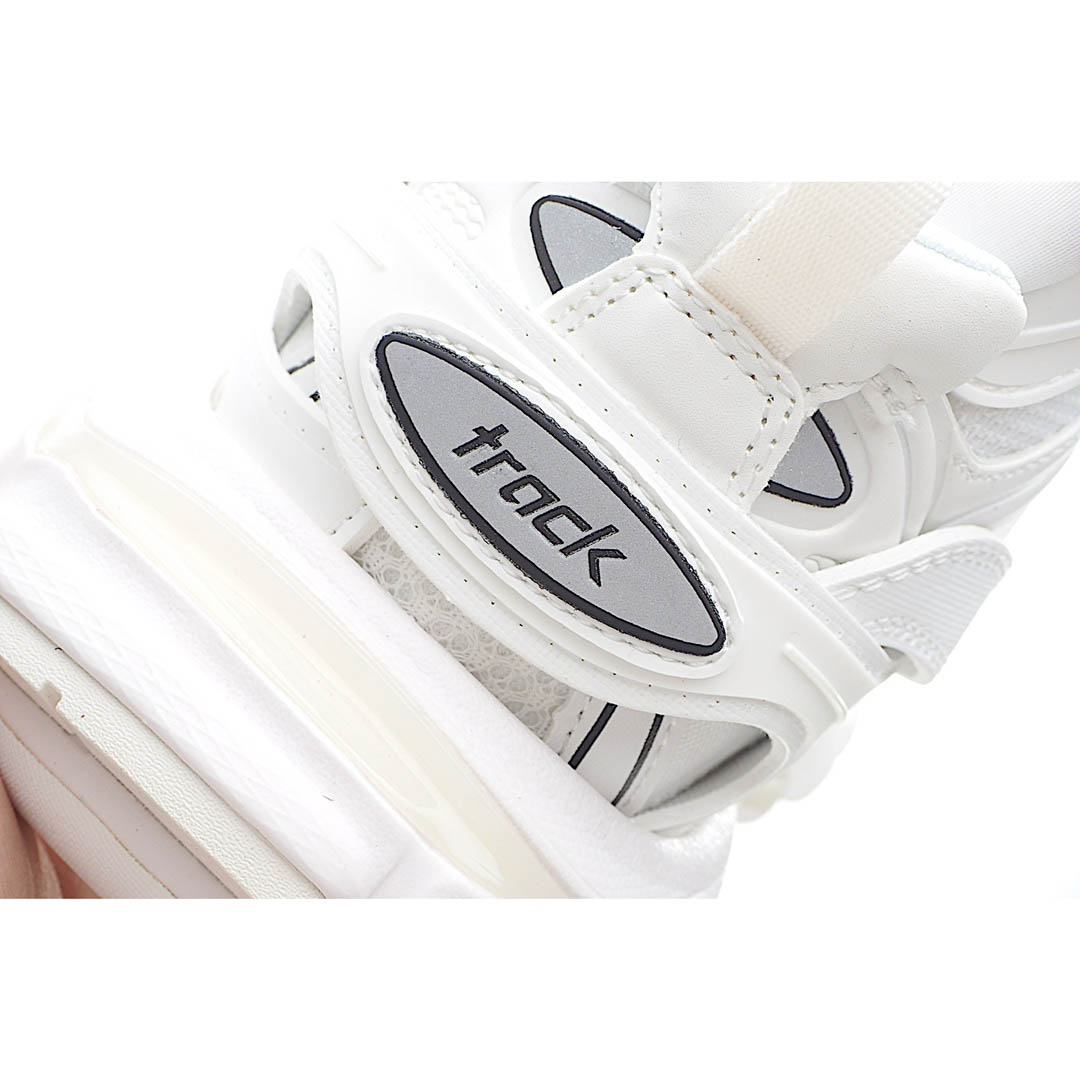 Balenciaga Sneaker Tess s.Gomma MAILLE WHITE/ORANGE