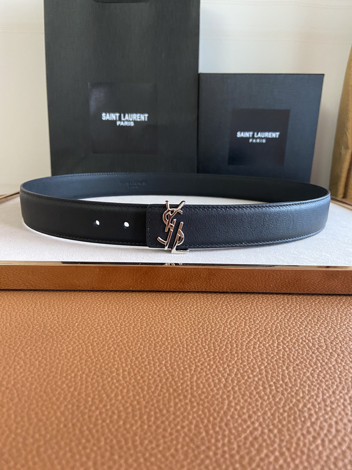 Saint Laurent YSL Misplaced Iconic Logo