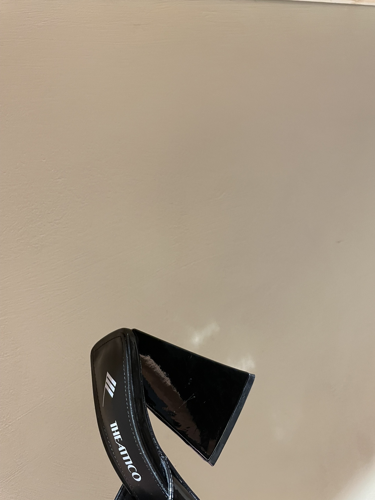 TheAttico | 𝟐𝟎𝟐𝟐𝟐/𝐒𝐒 𝐧𝐞𝐰 Spring/Summer 2021 collection The Attico personality triangle heel high heel sandals