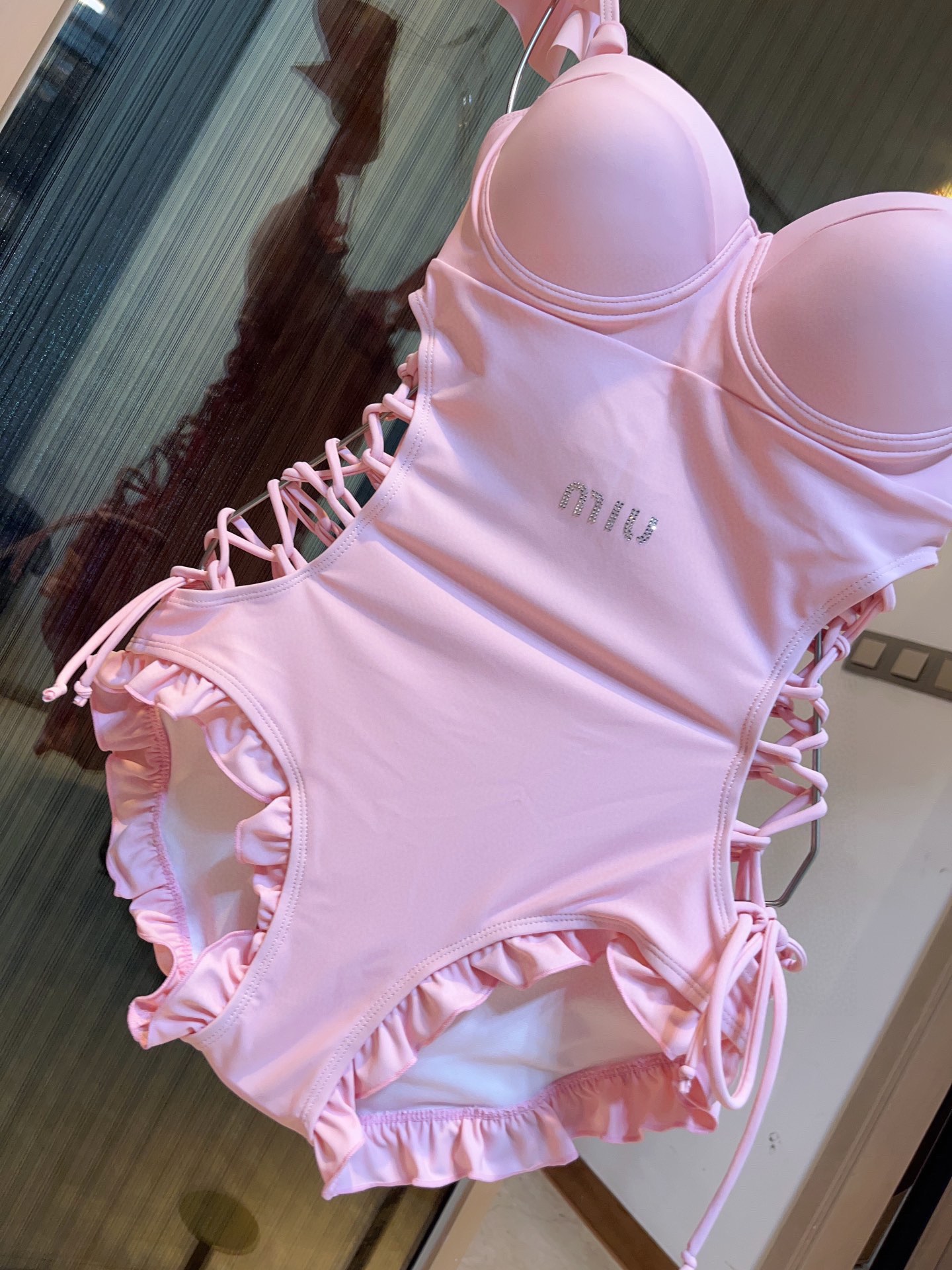 miumiu mu princess style one piece swimsuit