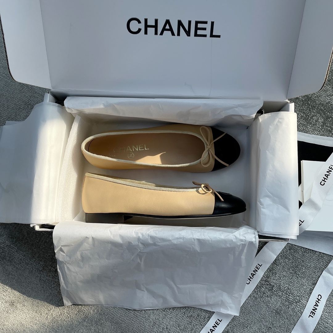CHANEL classic ballet shoes the version is very positive classic models do not have to worry about the version