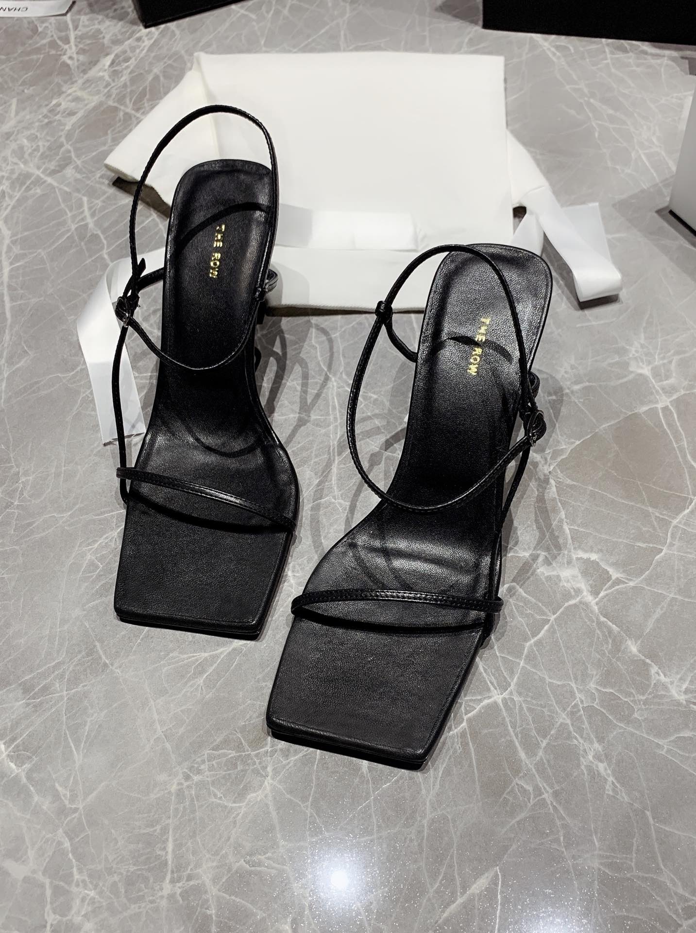 THE ROW - Top Edition Spring/Summer 2020 New The Row goddess level thin strap high heel sandals