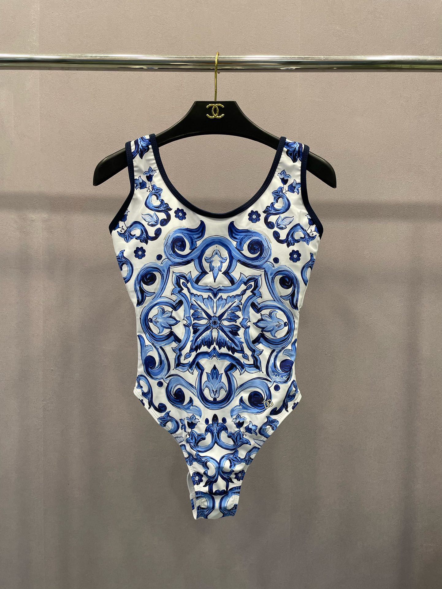 DG new print one-piece swimsuit