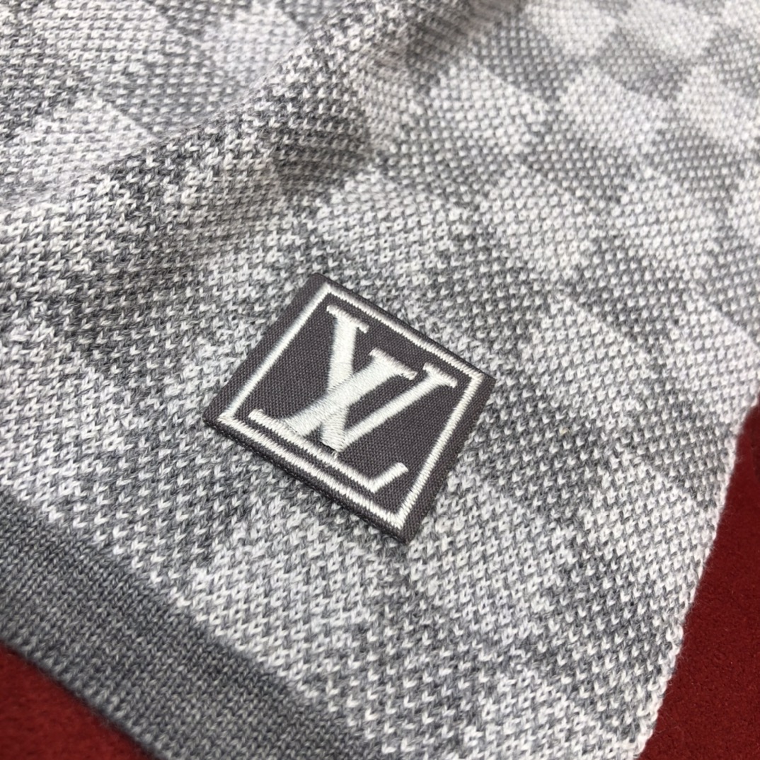 𝐋𝐨𝐮𝐢𝐬 𝐯𝐮𝐢𝐭𝐭𝐨𝐧 Checkered Men's Scarf 100% Wool