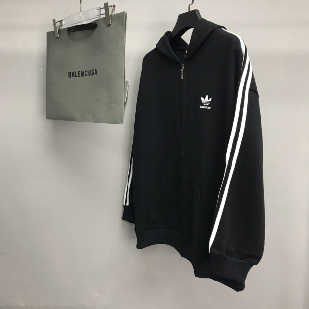 Balenciaga Ardy Wiranata logo zipper hoodie