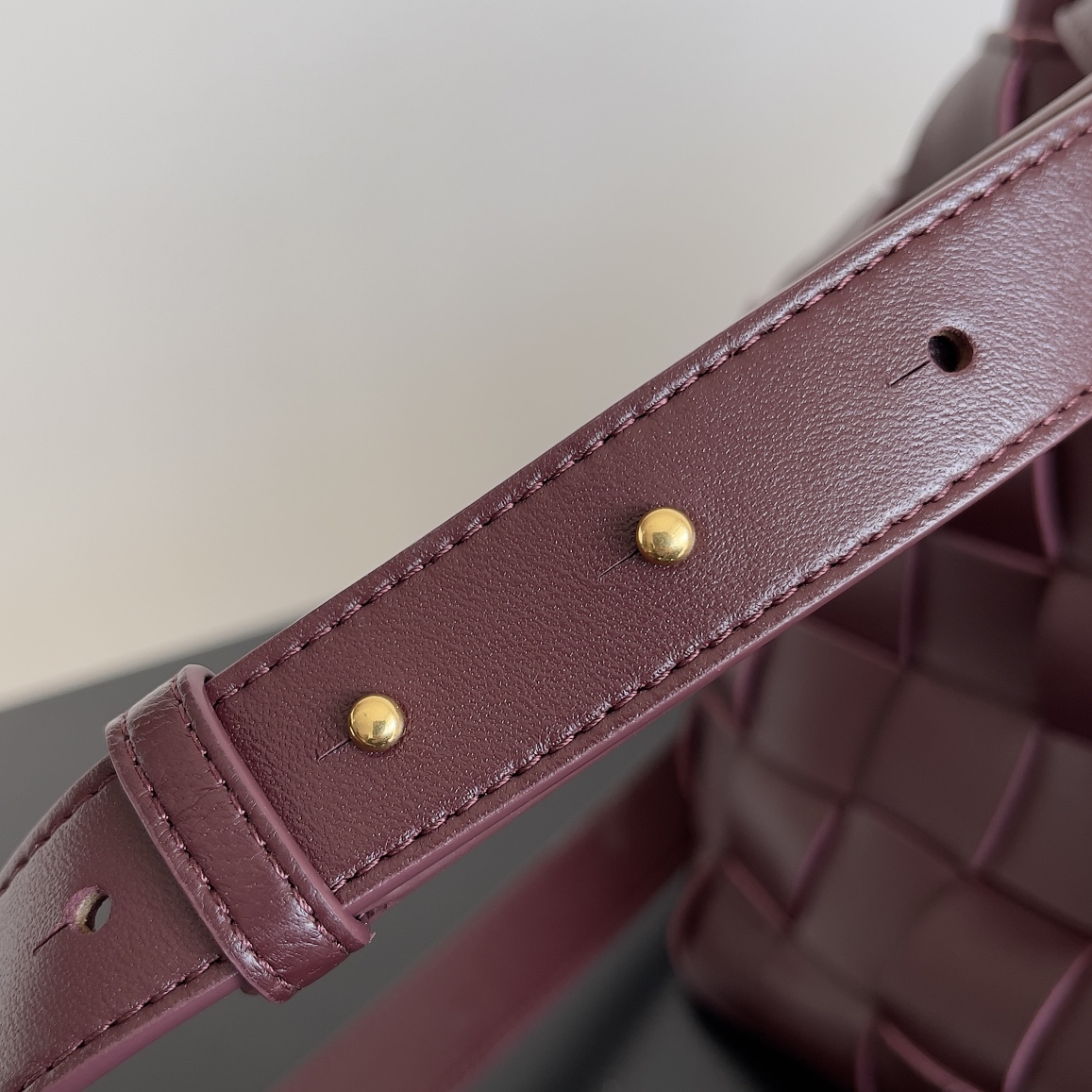 Bottega Veneta Bowling Bag Burgundy #80837