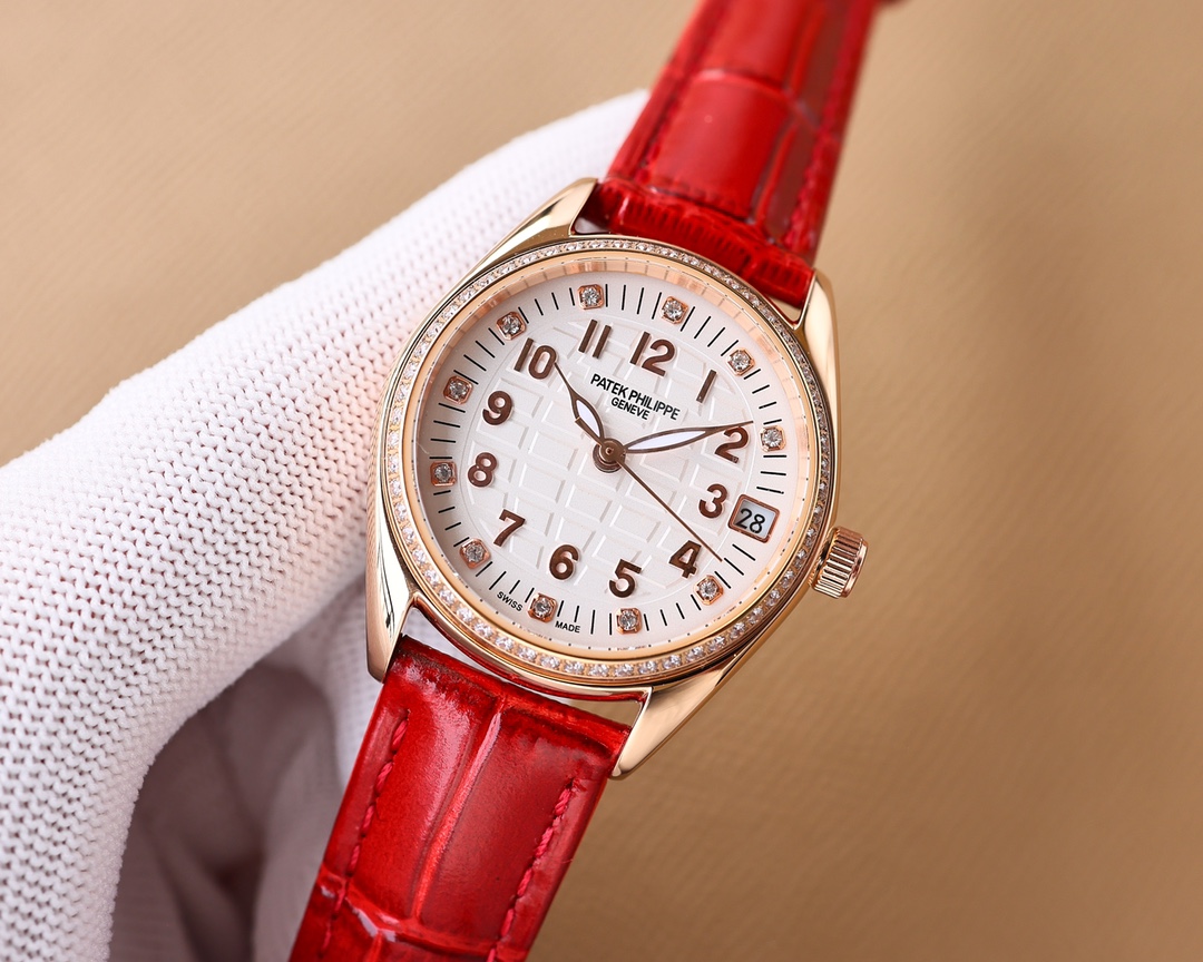 Patek Philippe Fashion Ladies Watch Simple Three Needle