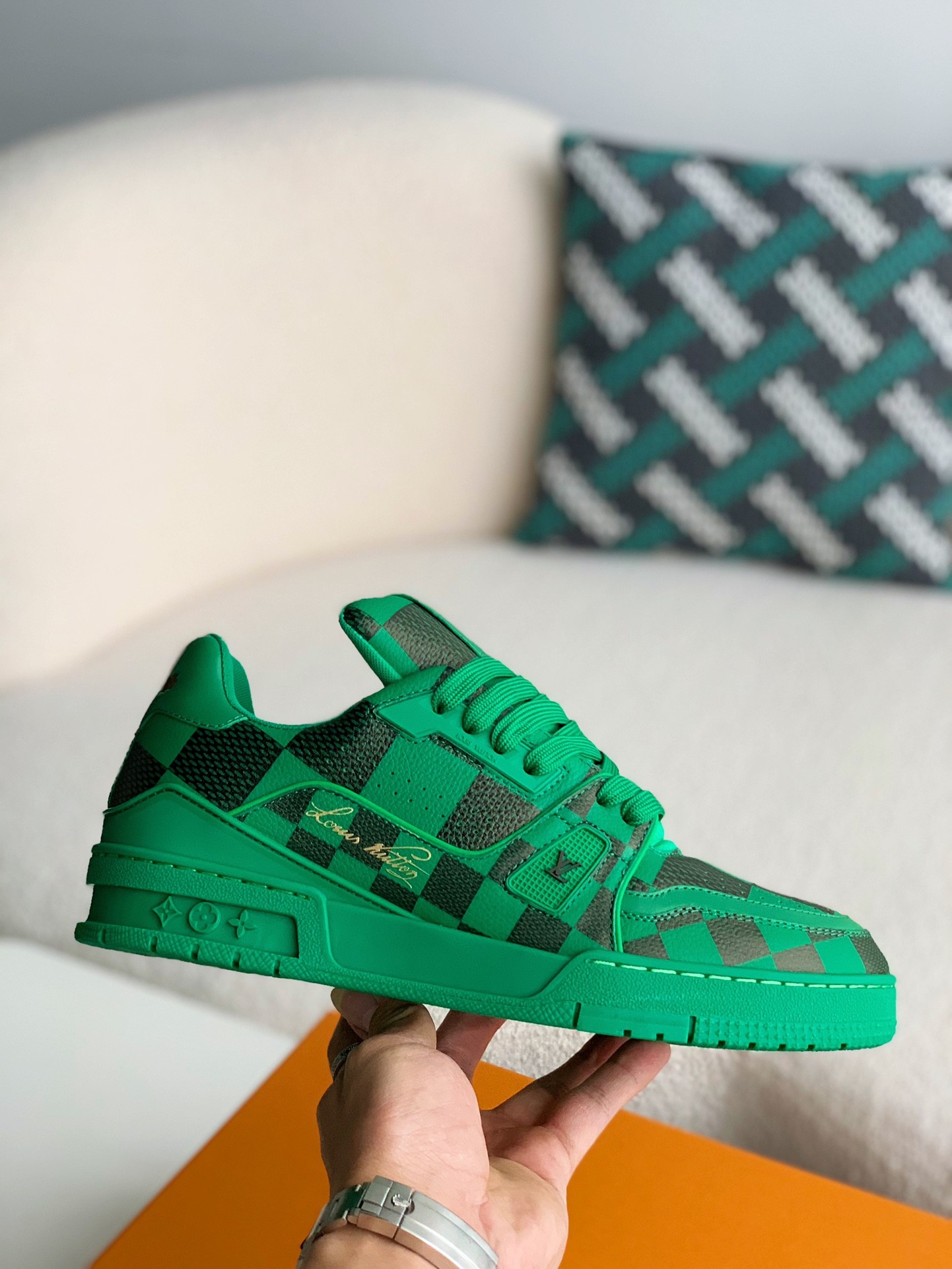 LOUIS VUITTON TRAINER MAXI SNEAKERS