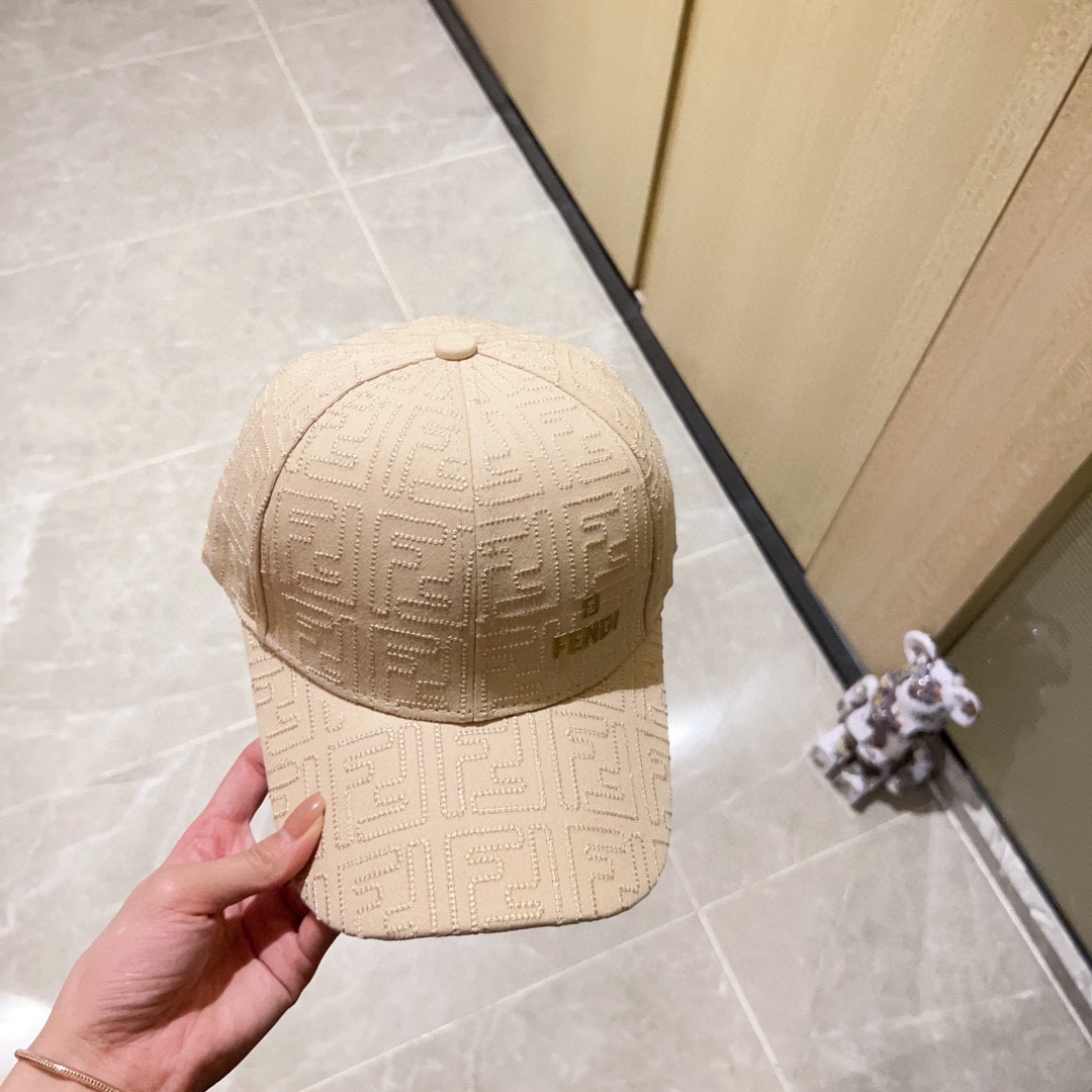 [Fendi] 2023 New Embroidered Simple Baseball Cap