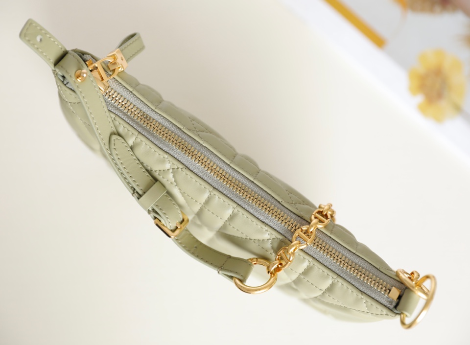 Dior Mini Tulip bag gray green