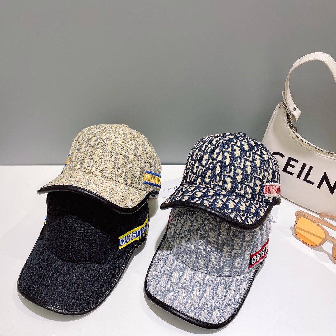 Dior (Dior) new original single embroidery baseball cap