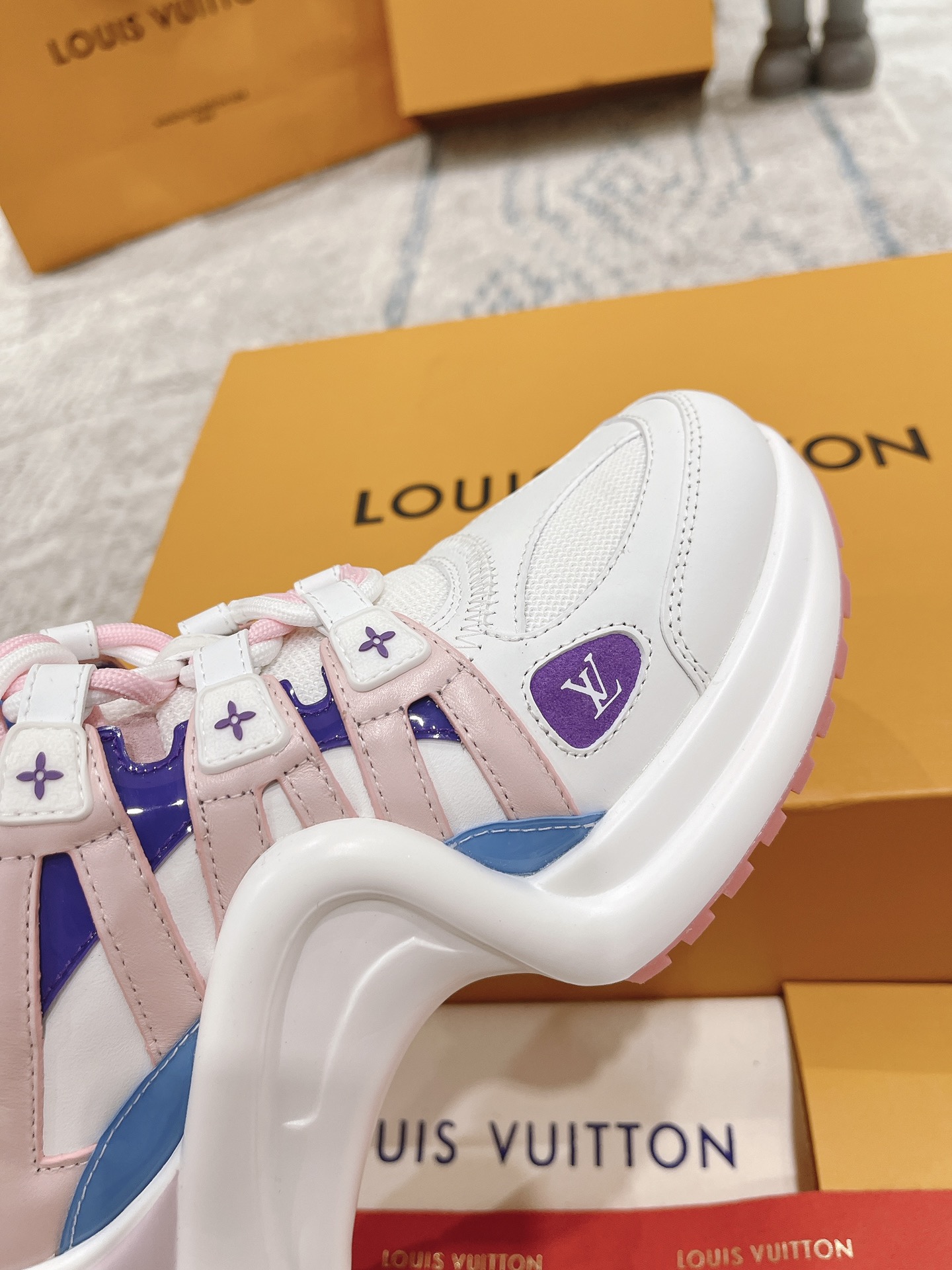Louis Vuitton Archlight Donkey Brand Louis Vuitton Casual Sports Dad Shoes
