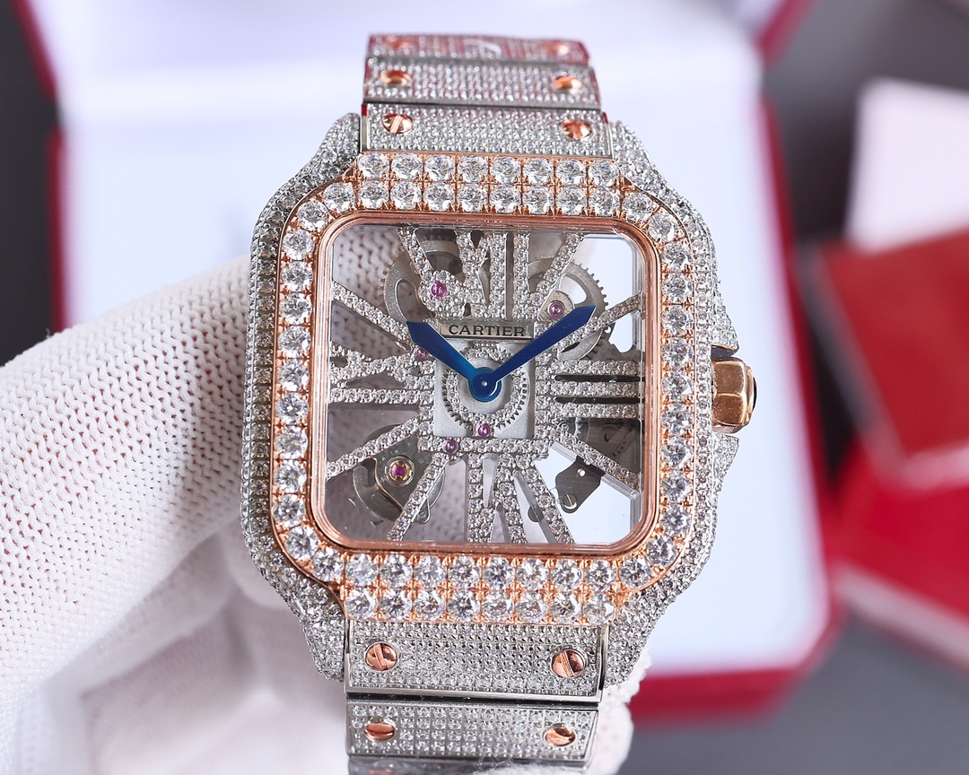 Cartier Santos Skeleton Collection
