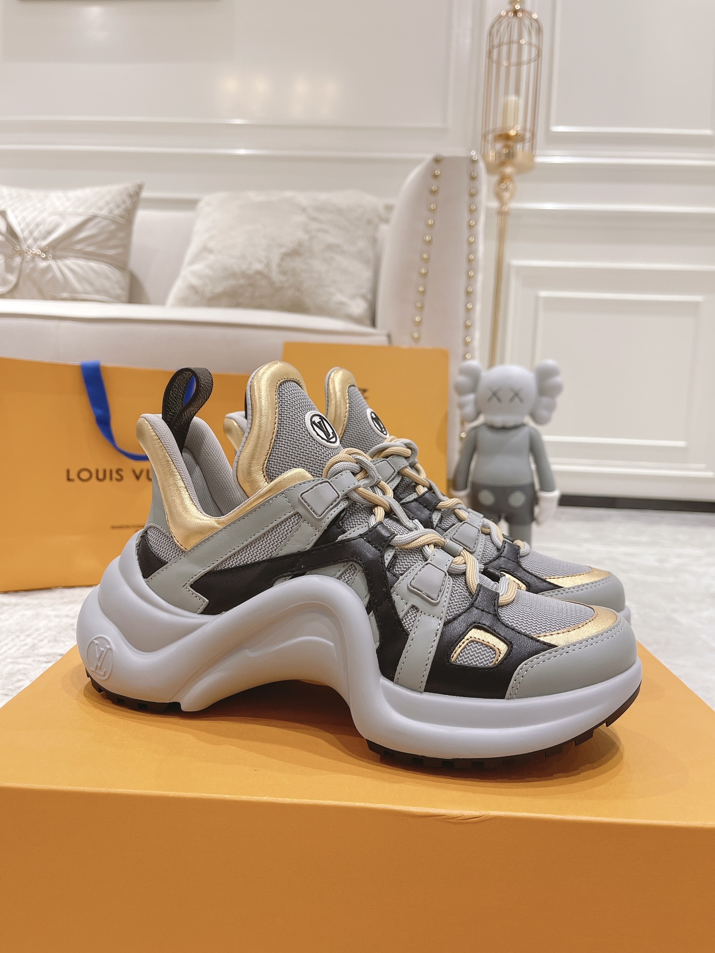 Louis Vuitton Archlight Donkey Brand Louis Vuitton Casual Sports Dad Shoes