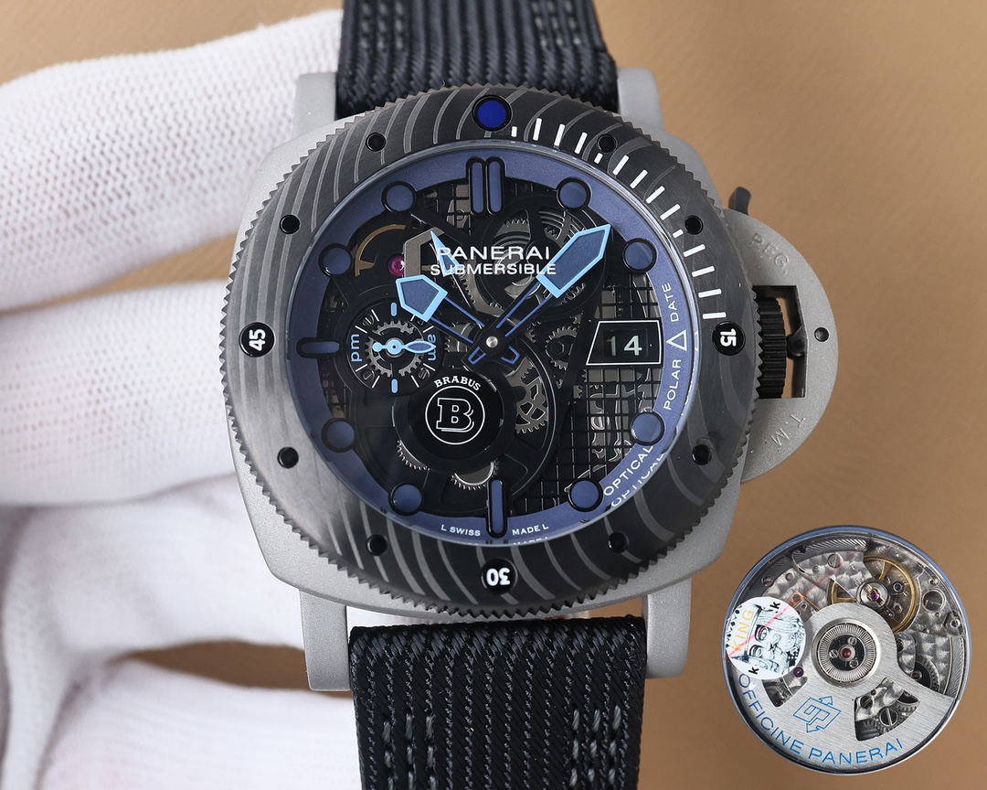 Panerai - 47mm Submersible Series Explosive Skeleton Watch