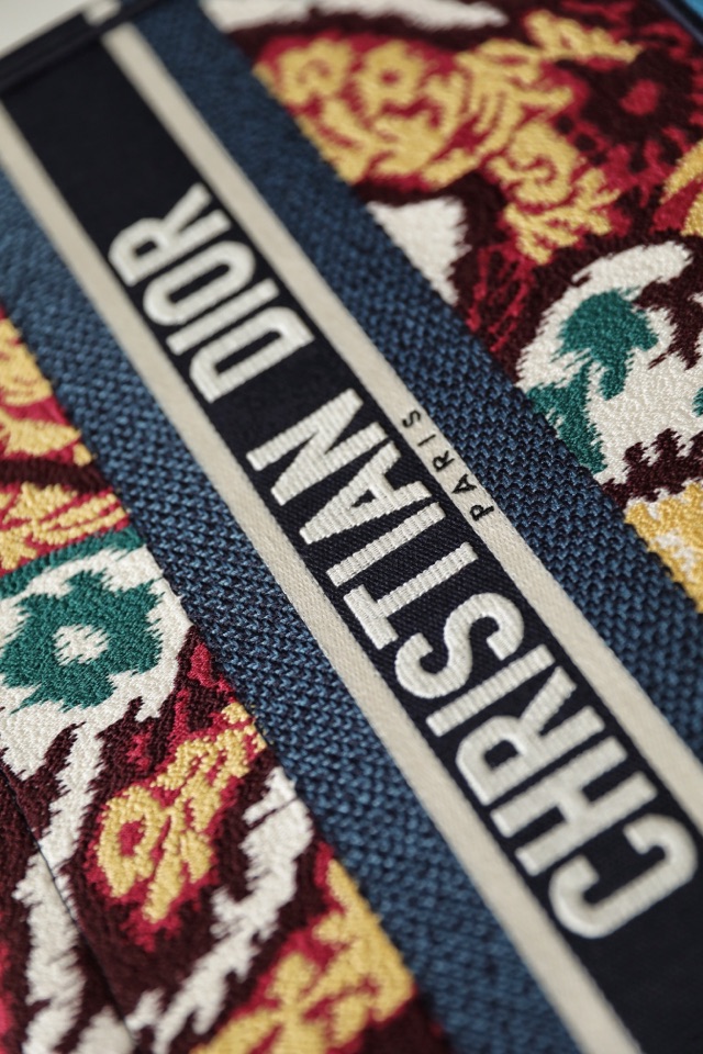 DIOR TOTE Paisley Blue