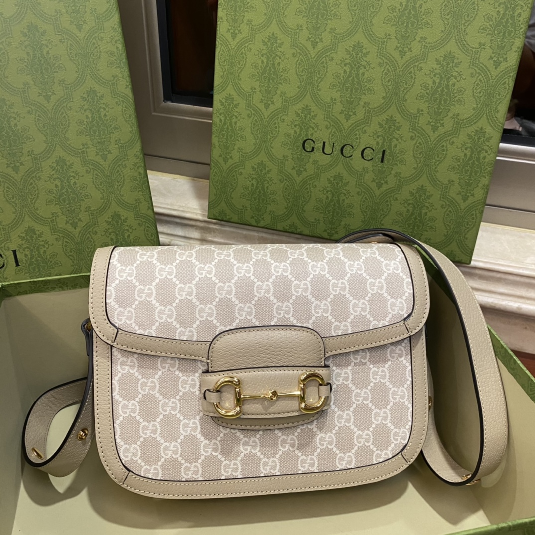 GUCCI Mini sac GG Horsebit saddle bag #602204#