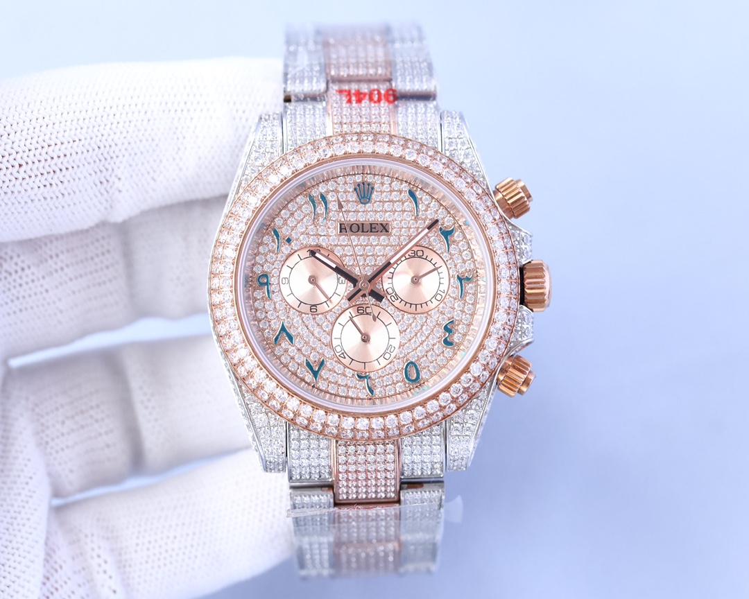 Rolex Cosmic Chronograph Daytona Gypsophila 40 Series