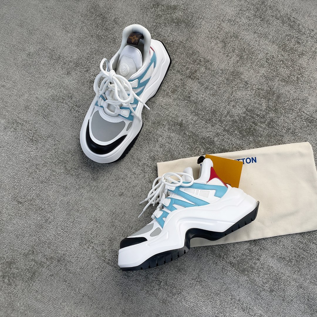 Louis Vuitton trainer platform shoes